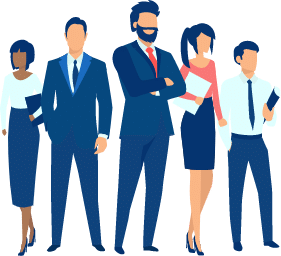 Group of business people icon